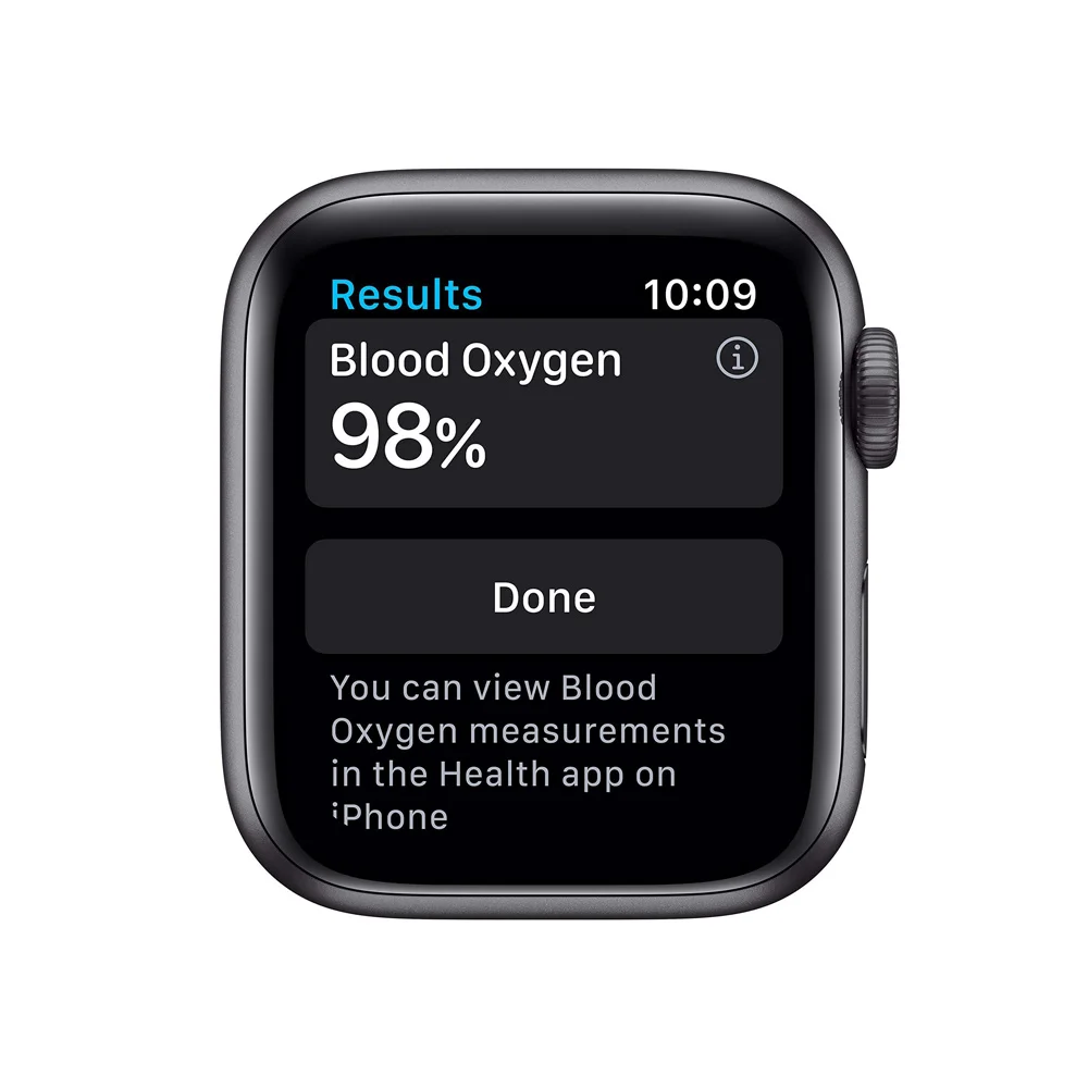 Apple Watch Series 6 (GPS + Cellular, 40mm) - Space Gray Aluminum Case with Black Sport Band - Image 3